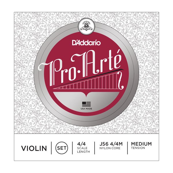 D'Addario J56 4/4M 4/4 Pro-Arte Medium Violin Strings
